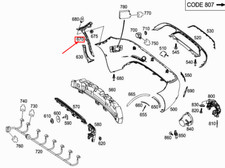 Neu MERCEDES-BENZ SLK R172 Stoßstange hinten rechts Seitenstabilität A1728800530