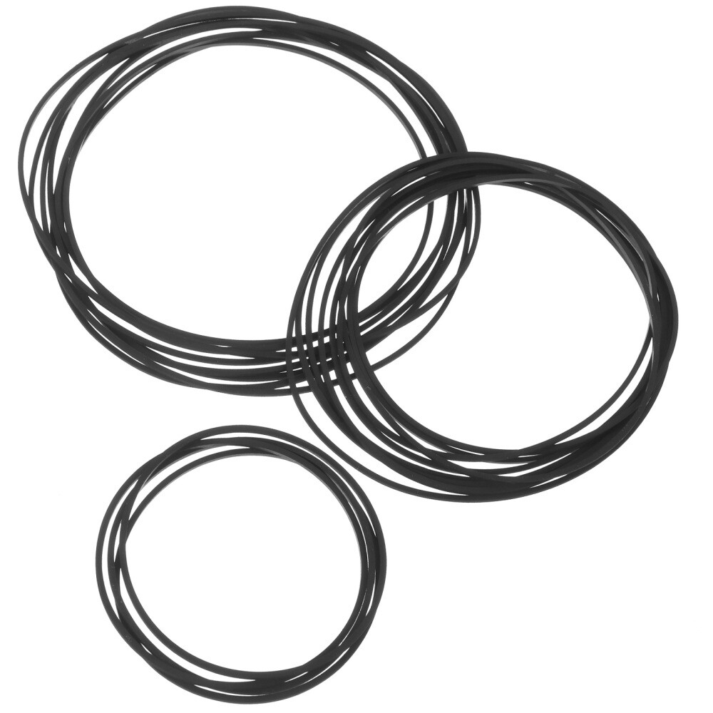 20pcs Recorder Rubber Belts Cassette Player Belts Replacement Cassette