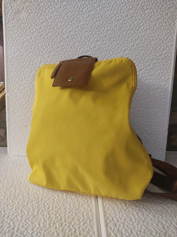 Zainetto Zaino Benetton Giallo - Immagine 4 di 4