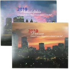 2010 Uncirculated Coin Set U.S Mint Government Packaging OGP COA