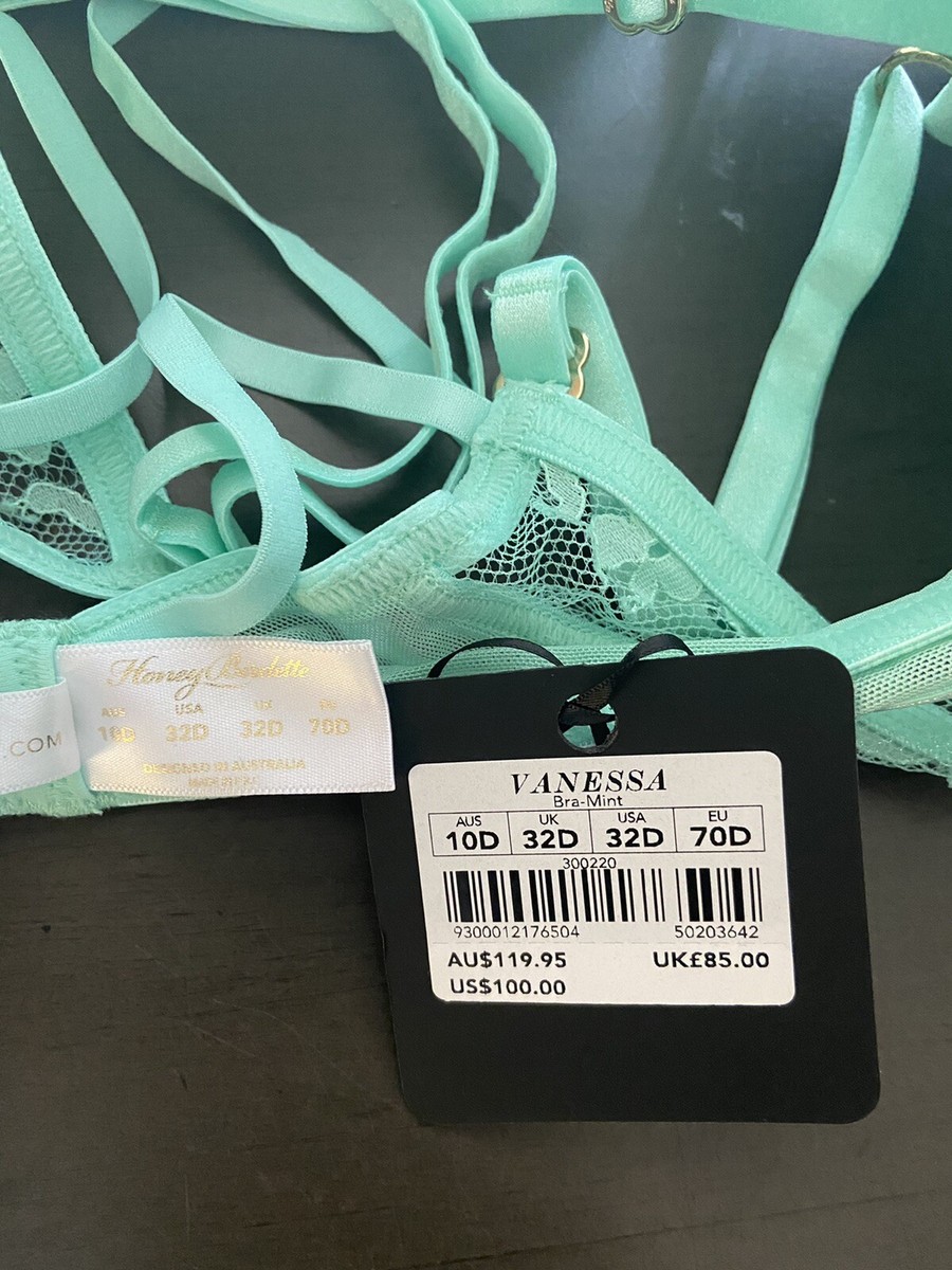 Nuistète + String Melissa Honey Birdette - Taille XL - Coloris Framboise - Neuf Avec Étiquettes