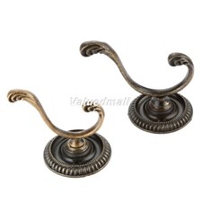 Retro Vintage Coat Hat Clothes Hooks Home Wall Door Hanger with Screw Home Decor