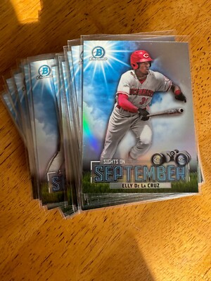2023 Bowman Baseball Sights on September Inserts: Pick Your Card  ELLY 