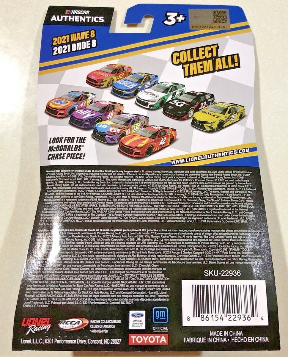 NEW 2021 NASCAR Authentics Daniel Suarez #99 Camping World Wave 8