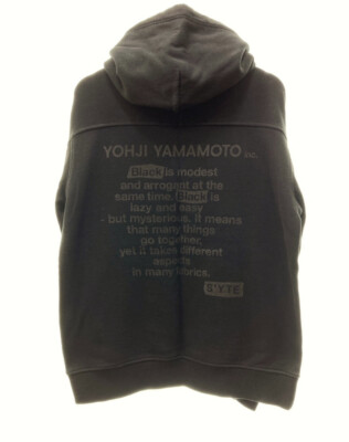 Y’s Yohji Yamamoto black sweat jacket Y's × New Era SWEAT PULLOVER HOODIE – THE SHOP YOHJI YAMAMOTO