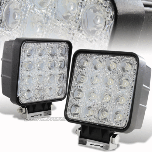 1x Universal 12V 48W 16 LED Alta Potencia SUV Camión Agricultura Vehículo de Trabajo Lámpara - Imagen 1 de 3