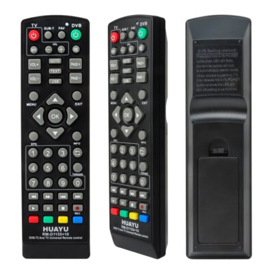 New RM-D1155+10 Universal TV Box DVB-T2 Sat Satellite Receiver Remote Control