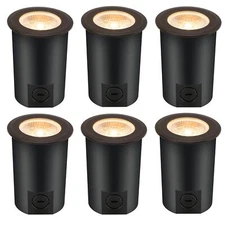 [6 Pack] CLOUDY BAY 9W LED Landscape Well Lights,2700K/3000K/3500K/4000K/5000...