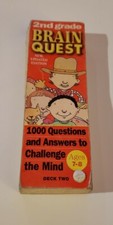 Brain Quest 2nd Grade 1000 Questions Answers Decks 1  2 Ages 7-8