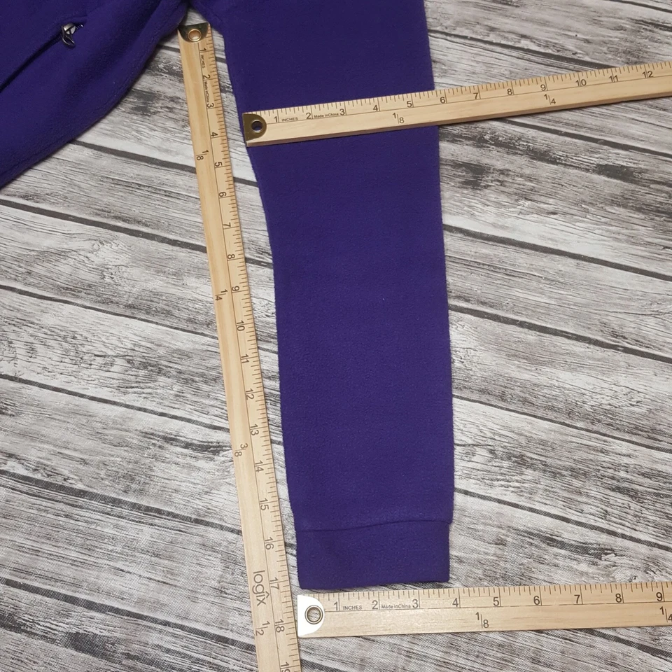 Columbia Talla M Niños Niñas Chaqueta Polar Cremallera Completa Manga Larga Púrpura Foto 3 de 4