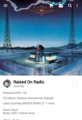 Journey ~ Raised Radio +2 Remastered CD 2009 Hi-Tech AOR Melodic Rock WestCoast