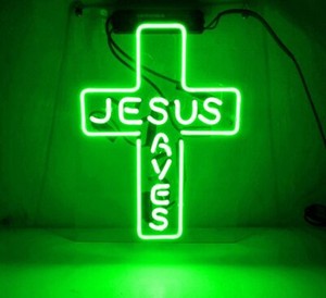 Jesus Saves Neon | eBay