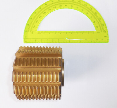 Cylindrical milling cutter for involute teeth, TiN surface