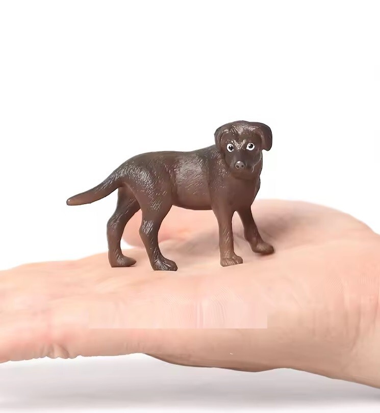Labrador Retriever Dog Animal Toy PVC Action Figure Doll Kids Toys Party Gifts
