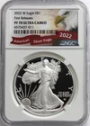 2022 W Proof American Silver Eagle First Releases 1oz Silver Coin NGC PF 70 UC