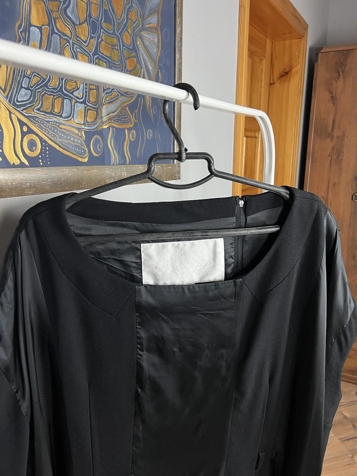 MAISON MARGIELA Abito oversize nero Maison Martin Margiela x H&M sistema operativo