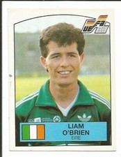 UEFA EURO 88 Panini Liam O'Brien No. 197 Mint