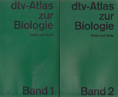 dtv- ATLAS ZUR BIOLOGIE  BAND 1+2     b3011/2 c