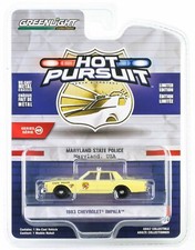 1:64 GreenLight *HOT PURSUIT 45* MARYLAND STATE POLICE 1983 Chevy Impala NIP!