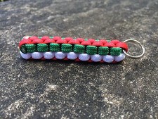 Alfa Romeo Traditional Colours Paracord Keyring Keychain 4c Giulia MiTo