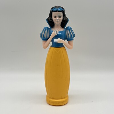 1960s Snow White Bath Time Empty Soaky Bottle Colgate Walt Disney Productions!