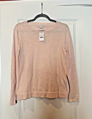 J. Crew New With tag Sweater Size: S in Blush/Pink Color 100% Cotton