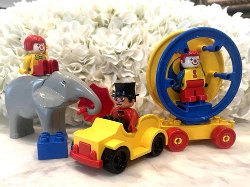 Lego Duplo 2651 CLOWN PARADE CIRCUS ARTISTS Playset - COMPLETE Vintage 1989
