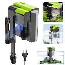 Hang On Filter Aquarium, Aquarium Außenfilter mit UVC 4-in-1 Fish Tank Filter DE