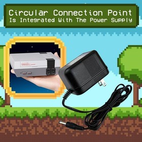for NES Power Supply 9V1300mA AC Adapter， with Nintendo NES Game Console MW41...