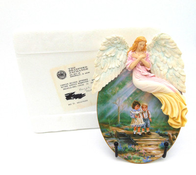 Bradford Exchange Dona Gelsinger Our Loving Guardian Her Perpetual Embrace Plate