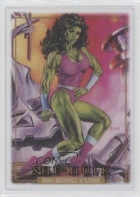 2024 Upper Deck Marvel Masterpieces '92 Clear Cut She-Hulk #82 0a4r