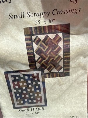 Calico PrintWorks Scrappy Mini Quilt Pattern New With Directions 25 X 30