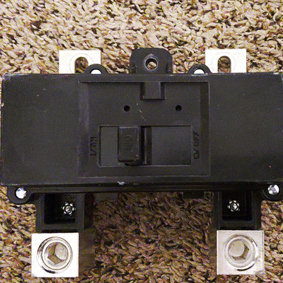 Square D QOM2 200A 2-Pole 120/240V AC Bolt-On Circuit Breaker Black