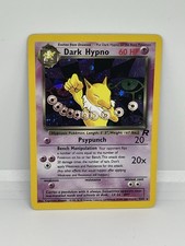Pokémon Dunkles Hypno Team Rocket 9/82, Holo Rare, Vintage NM -