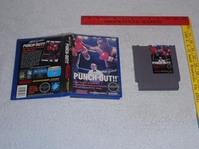 Mike Tyson's Punch-Out!! NES CIB Completo en Caja Muy Raro Caja Azul Limitada G-94
