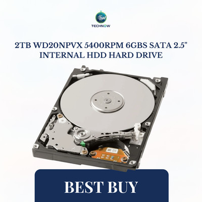 2TB WD20NPVX 5400RPM 6Gbs SATA 2.5'' Internal HDD Hard Drive