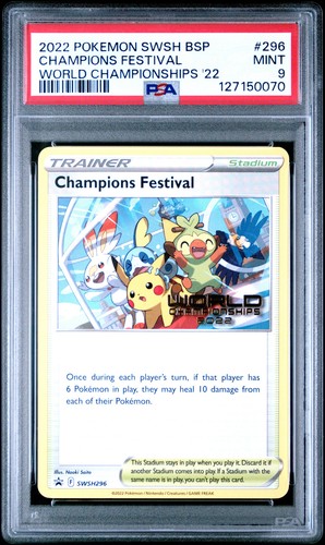 Champions Festival graded PSA 9 for sale on eBay