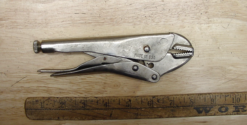 2 Vntg Craftsman 9_45342 USA Circle "I" Vise-Grip Type Pliers,7-3/16",1/2",XLINT - Picture 8 of 11
