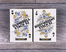 Stack 52 BodyWeight & Dumbell Mega Packs The Game Of Fit Exercise Playing Cards