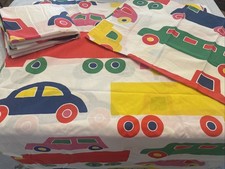 Vintage MARIMEKKO Bo Boo Twin Sheet Set Cars Trucks Dan River