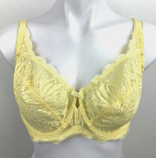 Paramour by Felina Peridot Lace Bra 40C Yellow 115073