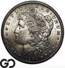 1904-O Morgan Silver Dollar Coin, Lustrous, Beautiful Color, BU++