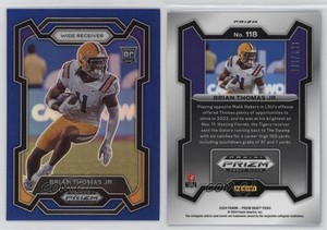 2024 Panini Prizm Draft Picks Blue Prizm /199 Brian Thomas Jr #118 Rookie RC