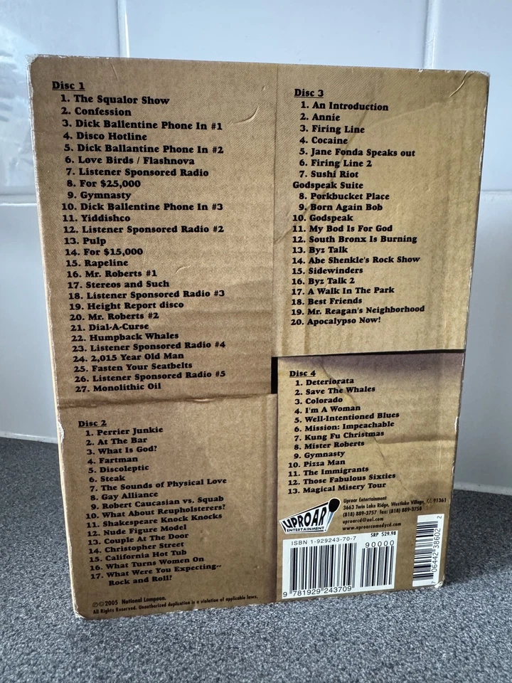 NATIONAL LAMPOON The Classic RARE OUT OF PRINT DELUXE 4 CD BOX SET Vintage Y2K Foto 2 de 4