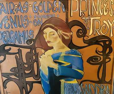 #ad “Fair as Golden Venus Standing on Pergamus Princess of Troy Cassandraquot;. Signed. $200.00