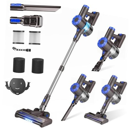 Cordless Vacuum Cleaner, Super Power Suction Stick Vacuum Cleaners with 2200