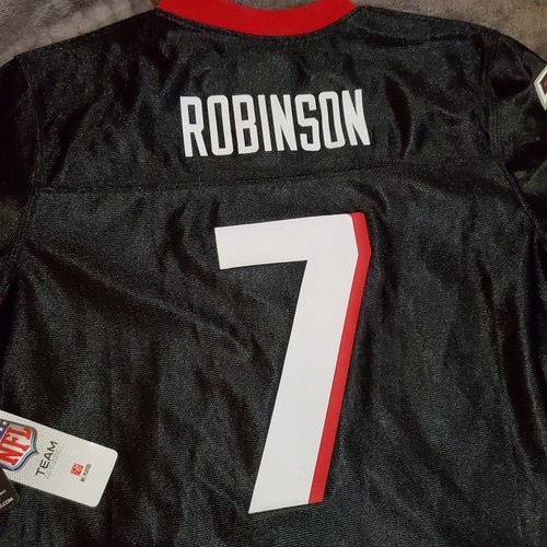 New Official NFL Atlanta Falcons Boys Youth Large (12/14) #7 Robinson - Picture 2 of 10