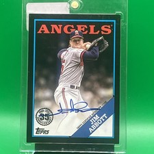 2023 Topps Series 2 - 1988 Topps Baseball Autographs Jim Abbott #88BA-JAB Black
