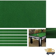 Billiard Cloth Pool Table Felt Cloth with 6 Cloth Strips for 7/8/9 Foot Table...