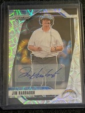 2024 Panini Prizm - Jim Harbaugh #163 Choice Prizm Autographs /25 (AU)